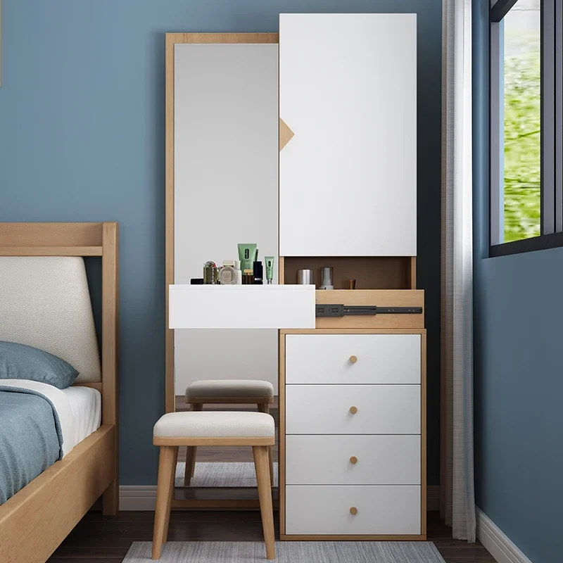 Nordic solid wood dresser storage cabinet integrated full-body mirror dressing table bedroom Internet celebrity multifunctional
Nordic solid wood dresser storage cabinet integrated full-body mirror dressing table bedroom Internet celebrity multifunctional