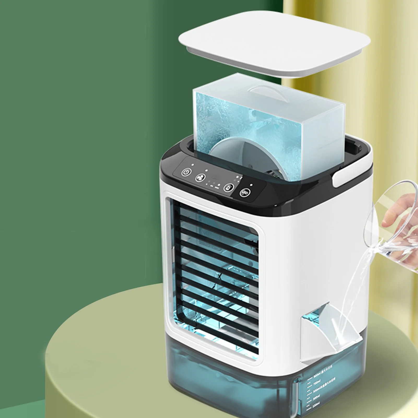 Evaporative Air Cooler Evaporative Air Cooler Portable Air Conditioner Fan 3 Wind Speed for Home Evaporative Cooler
Evaporative Air Cooler Evaporative Air Cooler Portable Air Conditioner Fan 3 Wind Speed for Home Evaporative Cooler