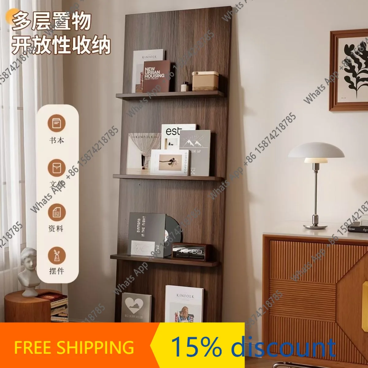 K Bookshelf Floor-to-ceiling Bookshelf Multi-layer Wall Storage Rack Nordic Picture Book Display Rack Magazine Rack
K Bookshelf Floor-to-ceiling Bookshelf Multi-layer Wall Storage Rack Nordic Picture Book Display Rack Magazine Rack