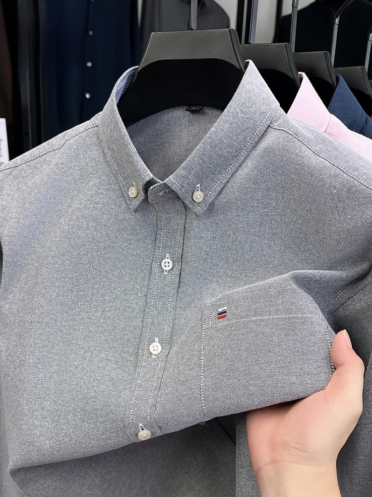 00% Pure Cotton Men's irt Casual Long Sve Easy Care Busin Formal Color Leisure irt Rn Brand Loose Fit
00% Pure Cotton Men's irt Casual Long Sve Easy Care Busin Formal Color Leisure irt Rn Brand Loose Fit