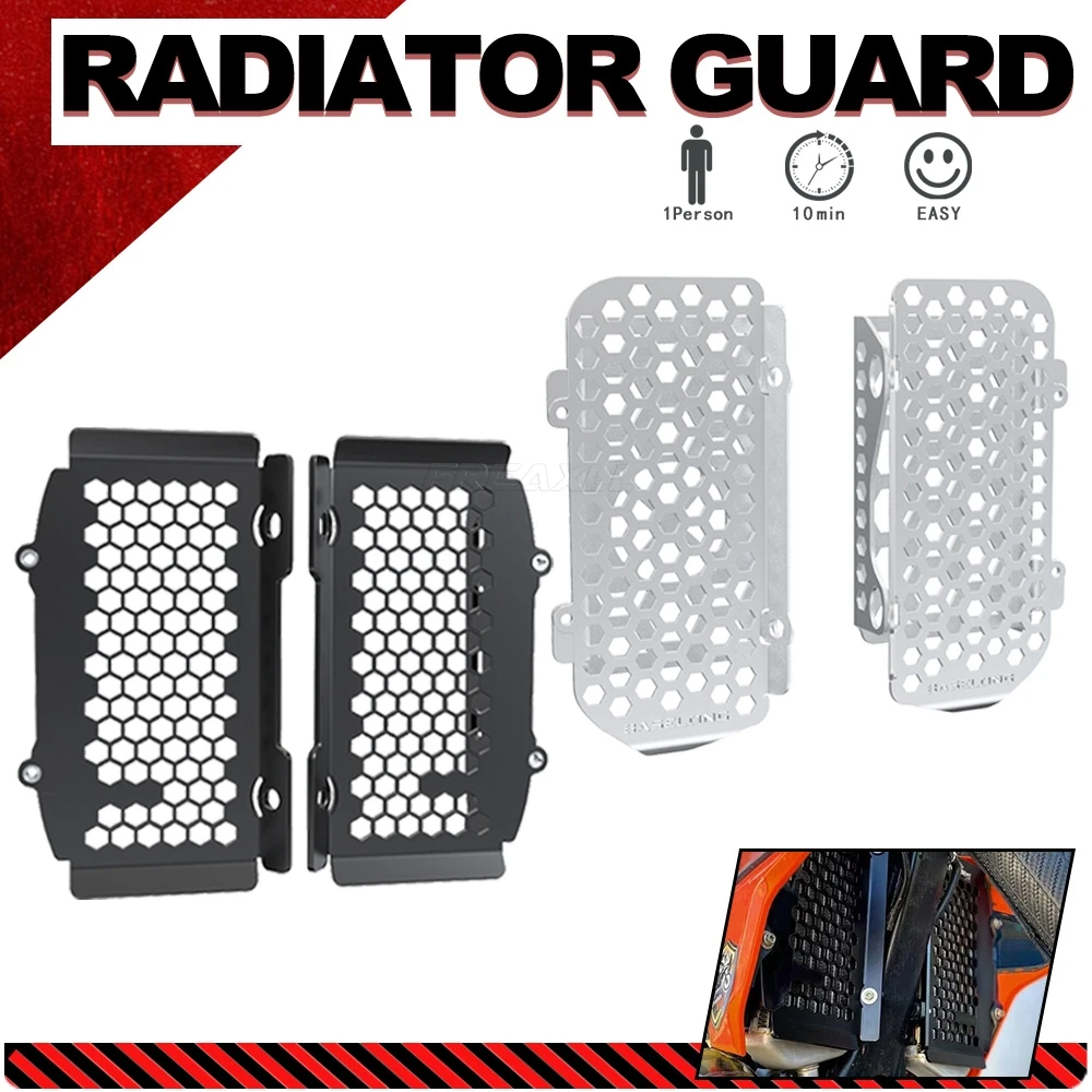 Motorcycle Radiator Grille Guard Protection FOR EXC XC XCW TPI 2T/4T MODEL EXC XC 125 150 250 300 2020 2021 2022 2023 2024
Motorcycle Radiator Grille Guard Protection FOR EXC XC XCW TPI 2T/4T MODEL EXC XC 125 150 250 300 2020 2021 2022 2023 2024