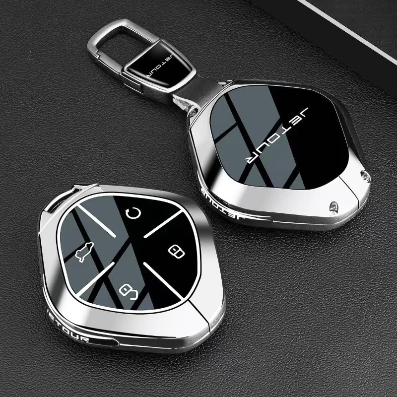 Premium Zinc Alloy Key Cover Case for Jetour Dasheng IDM/Lightning DCT/Shanhai L6 (2026) - Protective Key Fob Shell
Premium Zinc Alloy Key Cover Case for Jetour Dasheng IDM/Lightning DCT/Shanhai L6 (2026) - Protective Key Fob Shell