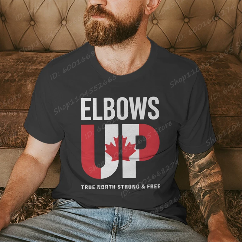 Elbows Up Canada True North Strong & Free T-shirt Retro Free Proud Canadian Gift T-shirt for Men Streetwear Graphic Tees For Men
Elbows Up Canada True North Strong & Free T-shirt Retro Free Proud Canadian Gift T-shirt for Men Streetwear Graphic Tees For Men