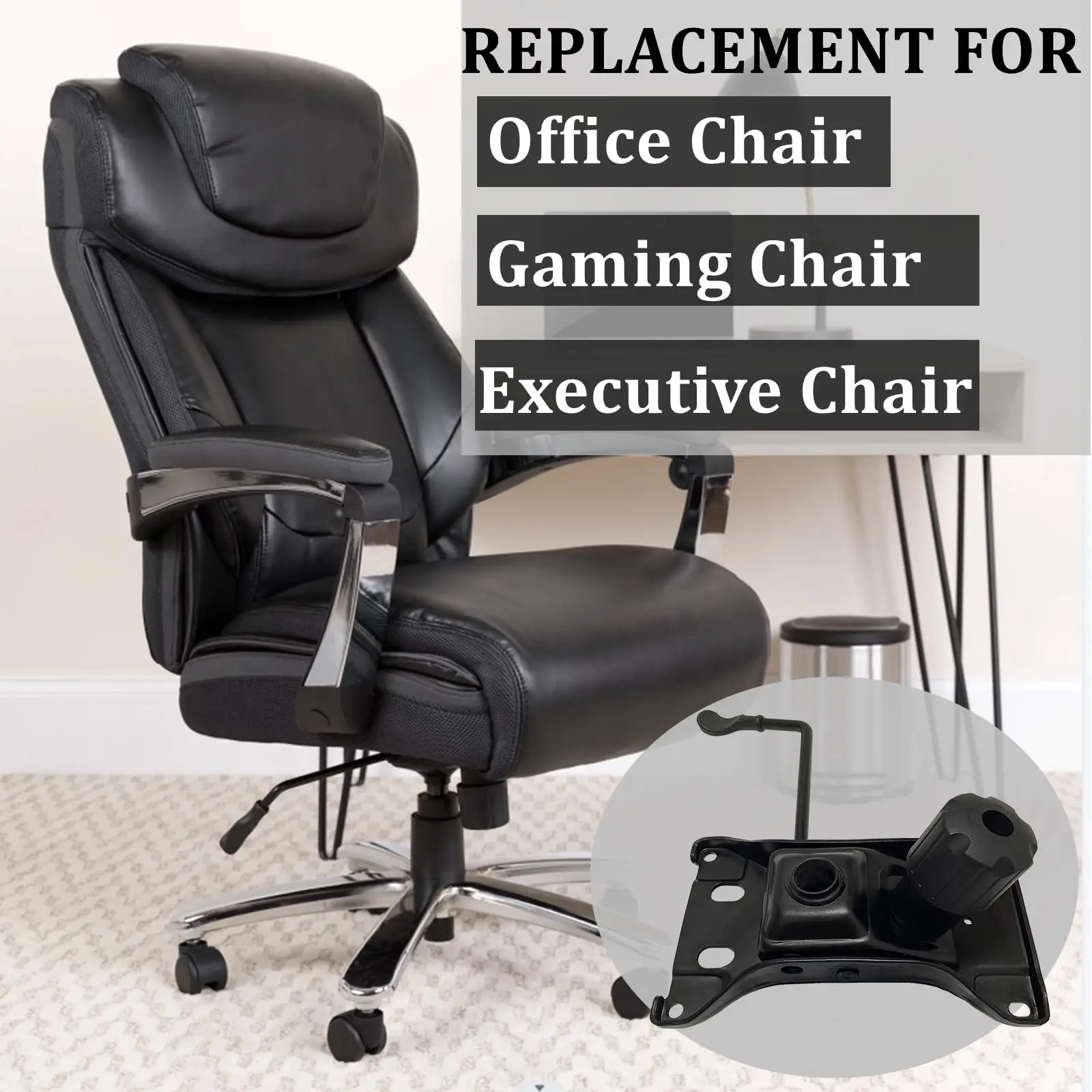 Heavy Duty 500LBs Office Chair Tilt Control Mechanism Replacement Parts Office Chair Swivel Tilt Base W/6" x 10.2" Mounting Hole
Heavy Duty 500LBs Office Chair Tilt Control Mechanism Replacement Parts Office Chair Swivel Tilt Base W/6" x 10.2" Mounting Hole