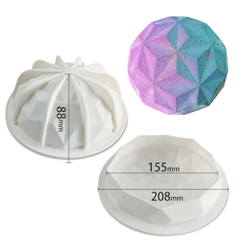 Round Silicone Pastry Mold for Baking Sponge Mousse Cake 3D Chiffon Brownie Pan French Dessert Forms
Round Silicone Pastry Mold for Baking Sponge Mousse Cake 3D Chiffon Brownie Pan French Dessert Forms