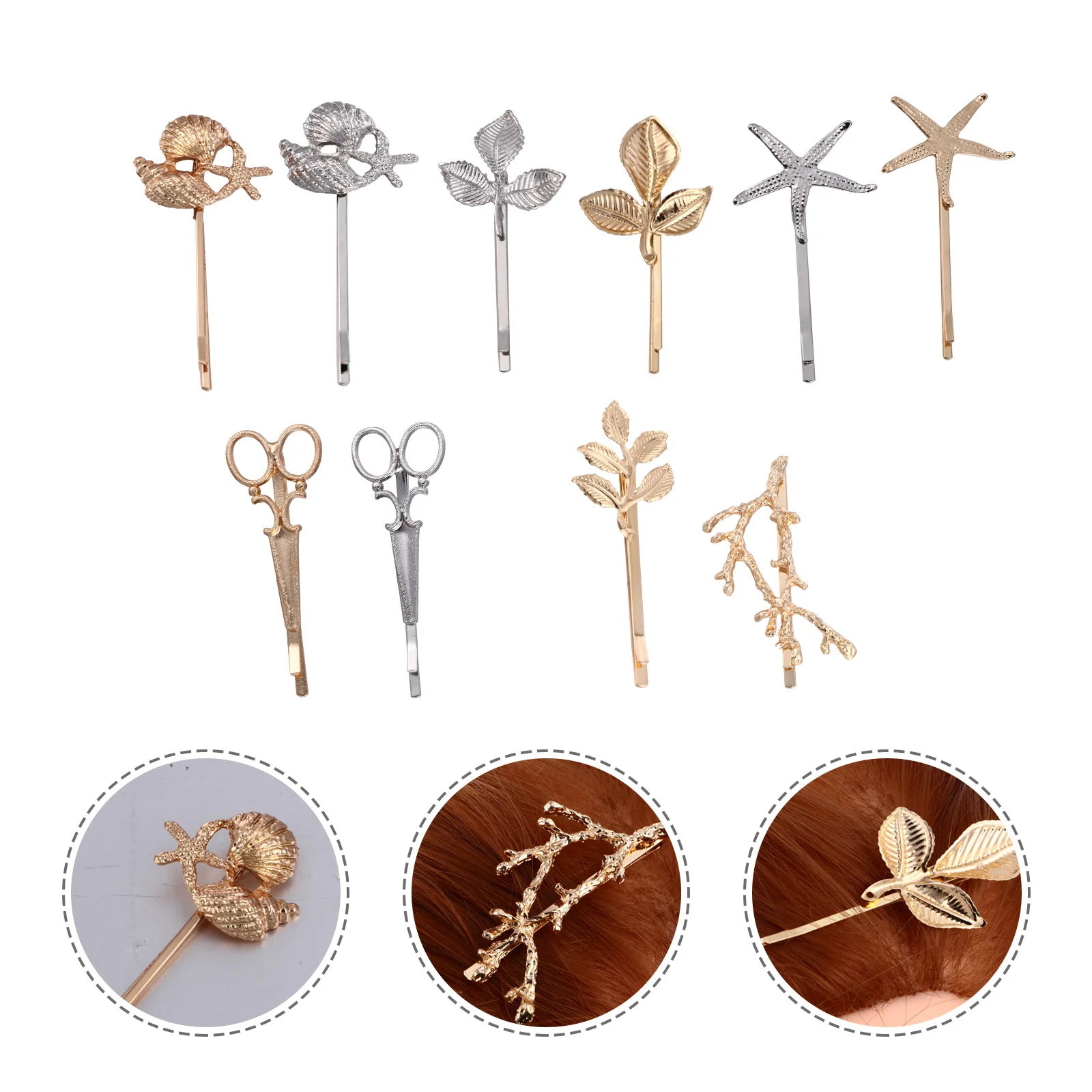 20pcs Metal Hair Clips Women Barrettes Alloy Leaf Shaped Durable Anti Rust Wedding Party Hairpins Thick Hairstyle Daily Use
20pcs Metal Hair Clips Women Barrettes Alloy Leaf Shaped Durable Anti Rust Wedding Party Hairpins Thick Hairstyle Daily Use