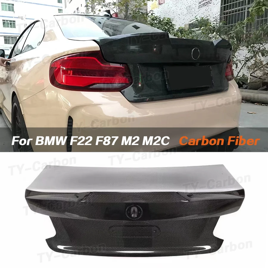Dry Carbon Fiber Rear Trunk Cover For BMW F22 F87 M2 M2C Coupe 2015-2020 Rear Bumper Trunk Lid Tail Spoiler Gate Cover FRP
Dry Carbon Fiber Rear Trunk Cover For BMW F22 F87 M2 M2C Coupe 2015-2020 Rear Bumper Trunk Lid Tail Spoiler Gate Cover FRP