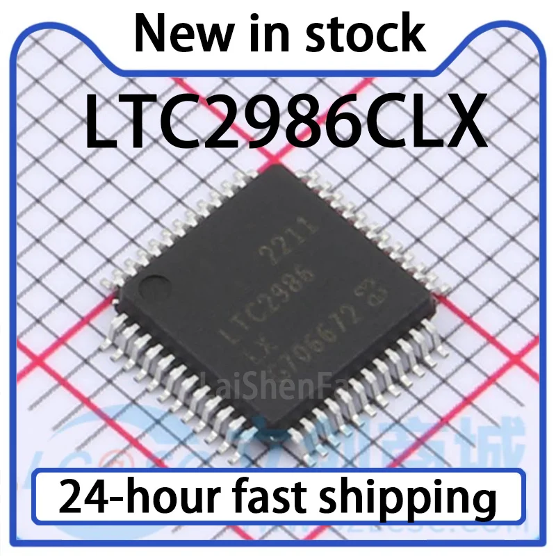 1PCS LTC2986CLX SMT LQFP-48 High-precision Digital Temperature Chip IC in Stock
1PCS LTC2986CLX SMT LQFP-48 High-precision Digital Temperature Chip IC in Stock