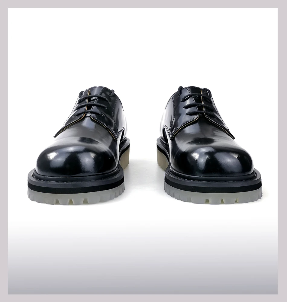2023 Transparent Black Big Head Leather Shoes Casual Round Head Men Wedding Mens Dress Shoes
2023 Transparent Black Big Head Leather Shoes Casual Round Head Men Wedding Mens Dress Shoes