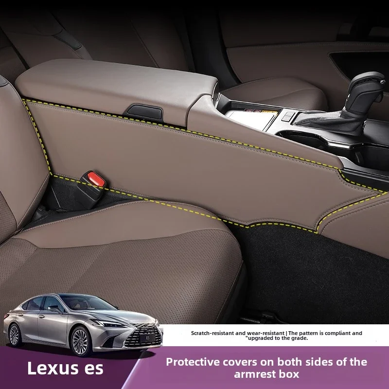 For Lexus ES200 ES300h 2pc Center Console Side Anti Kick Pads Non-Slip Leather Armrest Protection Cover Car Interior Accessories
For Lexus ES200 ES300h 2pc Center Console Side Anti Kick Pads Non-Slip Leather Armrest Protection Cover Car Interior Accessories