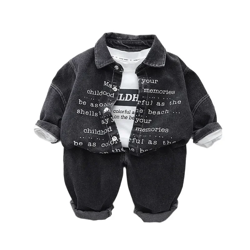 New Spring Autumn Baby Girls Clothes Set Children Boys Letter Jacket T-Shirt Pants 3Pcs/Sets Toddler Clothing Kids Sportswear
New Spring Autumn Baby Girls Clothes Set Children Boys Letter Jacket T-Shirt Pants 3Pcs/Sets Toddler Clothing Kids Sportswear