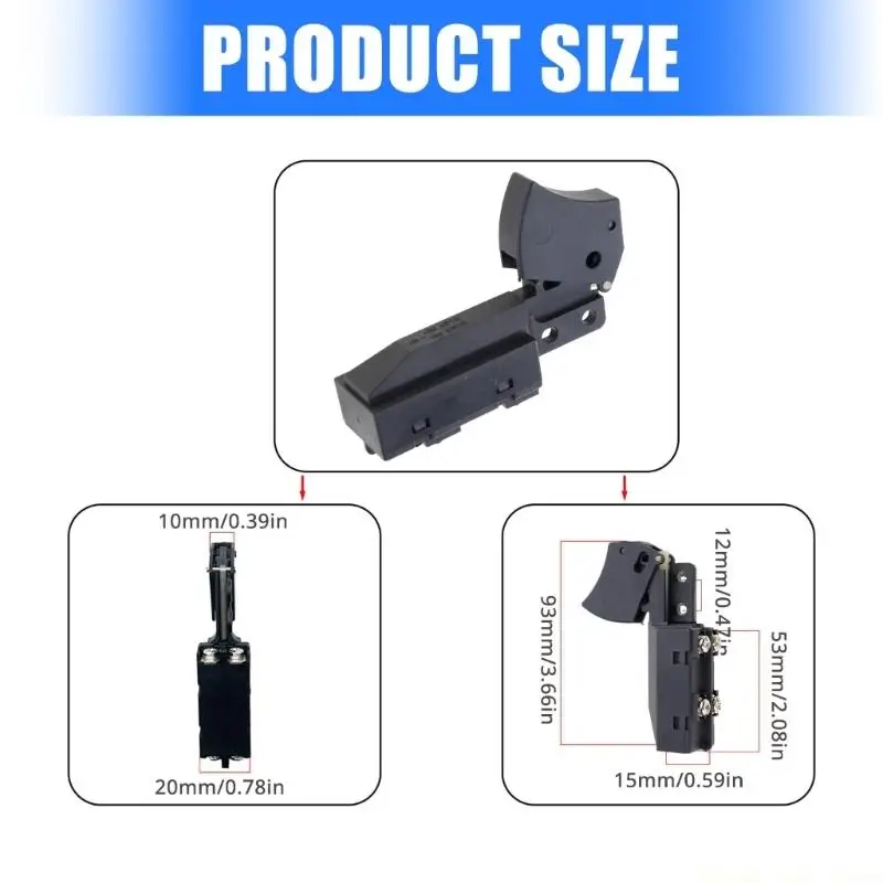 A2BE Plastic Switches Chainsaw Switches Replacement For Cordless Circular Chainsaw
A2BE Plastic Switches Chainsaw Switches Replacement For Cordless Circular Chainsaw