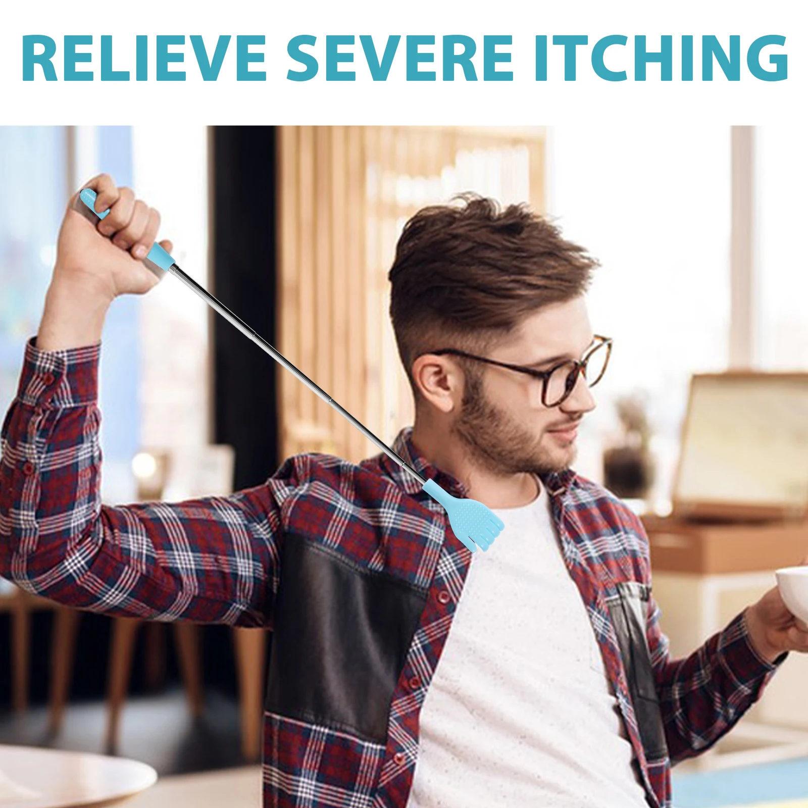 Telescopic Stainless Telescoping Back Scratcher Back Scratcher Blue Portable Massager Long H Alloy Tool for Adults
Telescopic Stainless Telescoping Back Scratcher Back Scratcher Blue Portable Massager Long H Alloy Tool for Adults