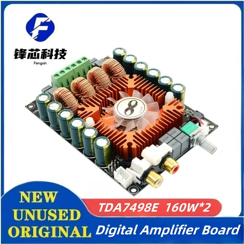 CIRMECH TDA7498E high power digital power amplifier board 2.0 HIFI stereo 160W*2 support BTL220W DC12V-36V
CIRMECH TDA7498E high power digital power amplifier board 2.0 HIFI stereo 160W*2 support BTL220W DC12V-36V