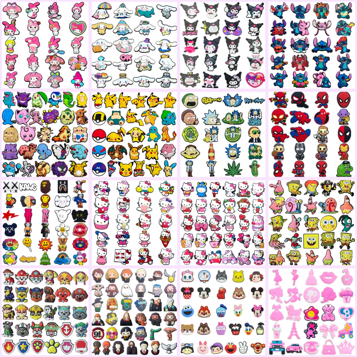 Sanrio Pin for Crocs Hot Sale Anime Crocs Pins Soft Rubber Shoe Charms DIY Jibbitz for Clogs 3D Shoe Accessories
Sanrio Pin for Crocs Hot Sale Anime Crocs Pins Soft Rubber Shoe Charms DIY Jibbitz for Clogs 3D Shoe Accessories