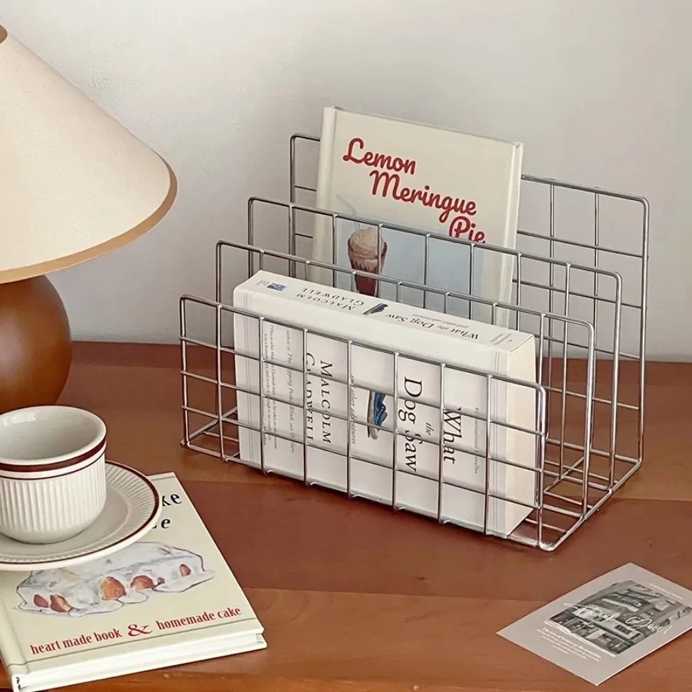 Simple Iron Desktop Storage Rack Magazine Organizer Ins Table Metal Organizing Rack Bookshelf Desk Multi-functional Display Rack
Simple Iron Desktop Storage Rack Magazine Organizer Ins Table Metal Organizing Rack Bookshelf Desk Multi-functional Display Rack