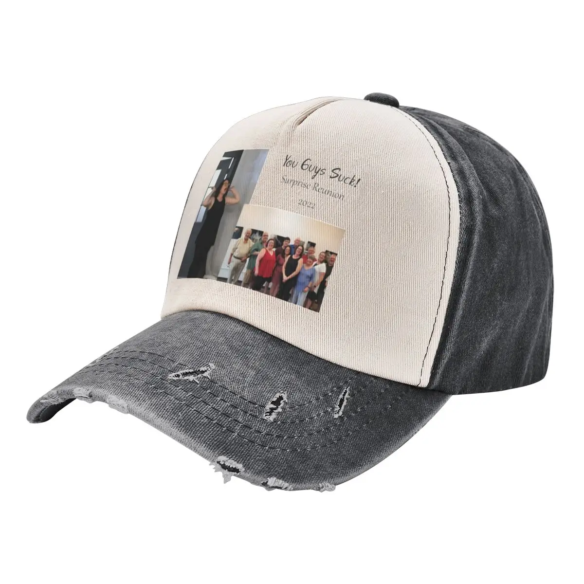 You Guys Suck! Surprise Reunion '22 Baseball Cap Vintage Snap Back Hat Baseball For Men Women's
You Guys Suck! Surprise Reunion '22 Baseball Cap Vintage Snap Back Hat Baseball For Men Women's