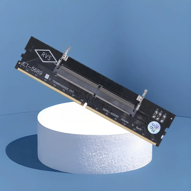 DDR5 Sodimm to Dimm Adapter DDR-5 Memory Converter Reverse Black Color DDR5 SODIMM to UDIMM DDR5 Pcb DDR 5 Memory Tester for PC
DDR5 Sodimm to Dimm Adapter DDR-5 Memory Converter Reverse Black Color DDR5 SODIMM to UDIMM DDR5 Pcb DDR 5 Memory Tester for PC