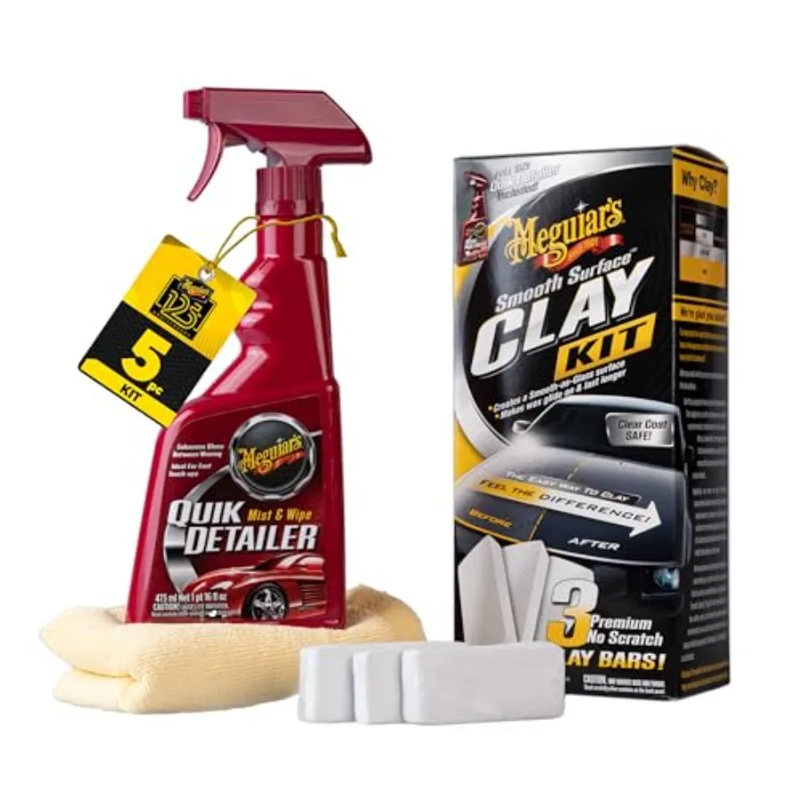 G191700 Smooth Surface Clay Kit, Safe and Easy Car Claying for Smooth as Glass Finish
G191700 Smooth Surface Clay Kit, Safe and Easy Car Claying for Smooth as Glass Finish
