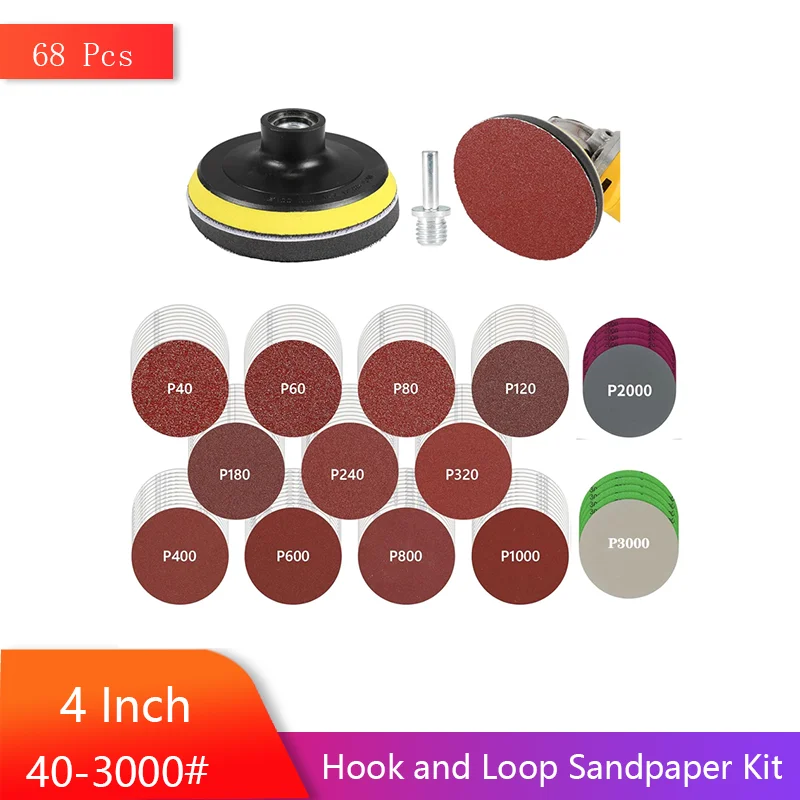 4Inch Sanding Discs Attachments Hook and Loop Backing Pad with M10 Thread Drill Sanding Attachement and Wet Dry Sanding Pad
4Inch Sanding Discs Attachments Hook and Loop Backing Pad with M10 Thread Drill Sanding Attachement and Wet Dry Sanding Pad