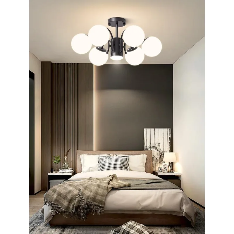 Nordic Modern Magic Bean Milk Glass Ceiling Light with Iron Art for Bedroom Corridor Led Lights Ceiling Light Lights for Room
Nordic Modern Magic Bean Milk Glass Ceiling Light with Iron Art for Bedroom Corridor Led Lights Ceiling Light Lights for Room