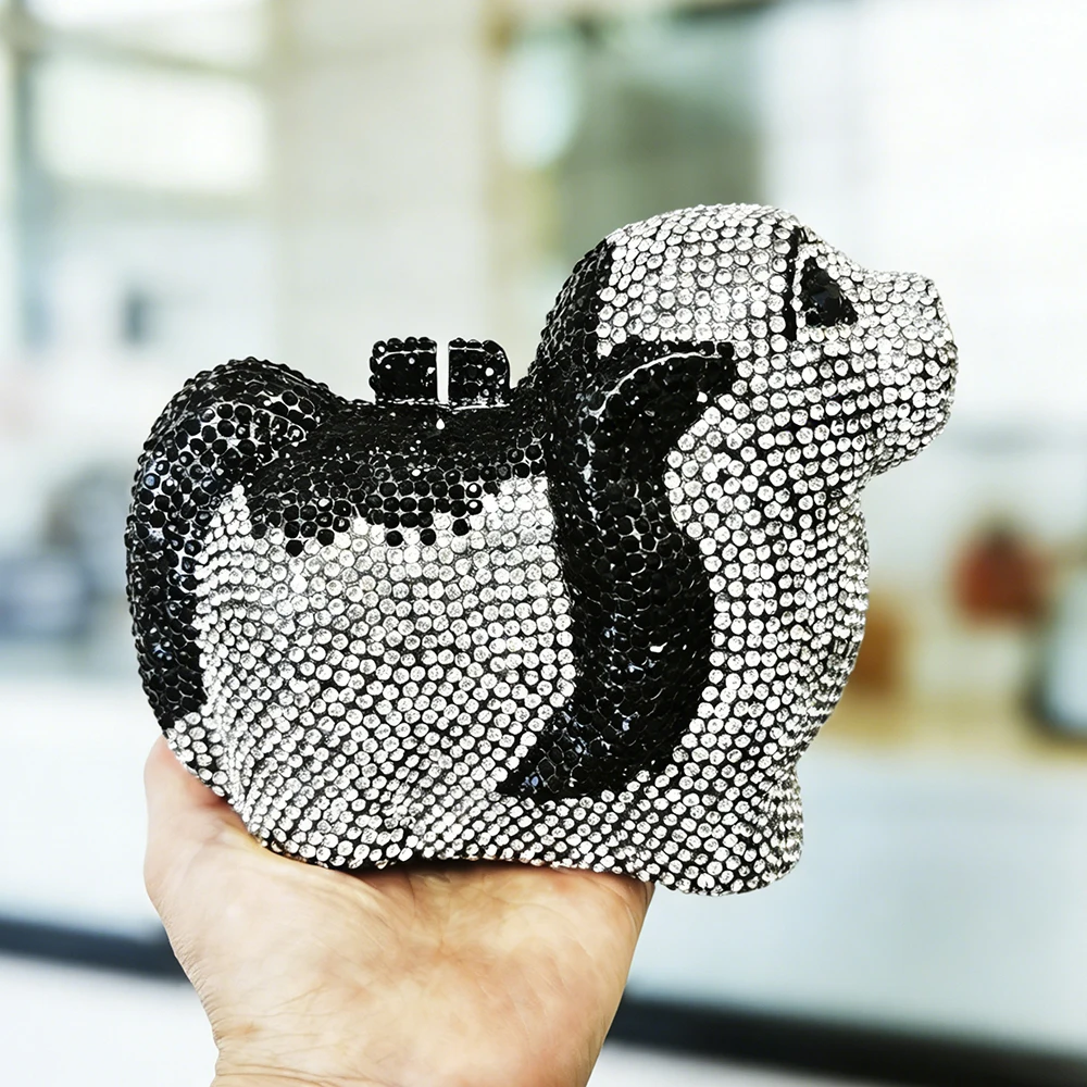 Puppy Diamond Evening Bag Dog Crystal Handbag Rhinestone Bags Wedding Bridal Purse Luxury Crystal Clutches Women Party Purses
Puppy Diamond Evening Bag Dog Crystal Handbag Rhinestone Bags Wedding Bridal Purse Luxury Crystal Clutches Women Party Purses