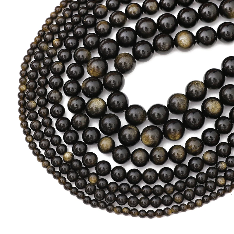 Natural Stone Gold Obsidian Bead Round Loose Spacer Beads For Jewelry Making Fashion DIY NecklaceNecklace Bracelet Accessory
Natural Stone Gold Obsidian Bead Round Loose Spacer Beads For Jewelry Making Fashion DIY NecklaceNecklace Bracelet Accessory