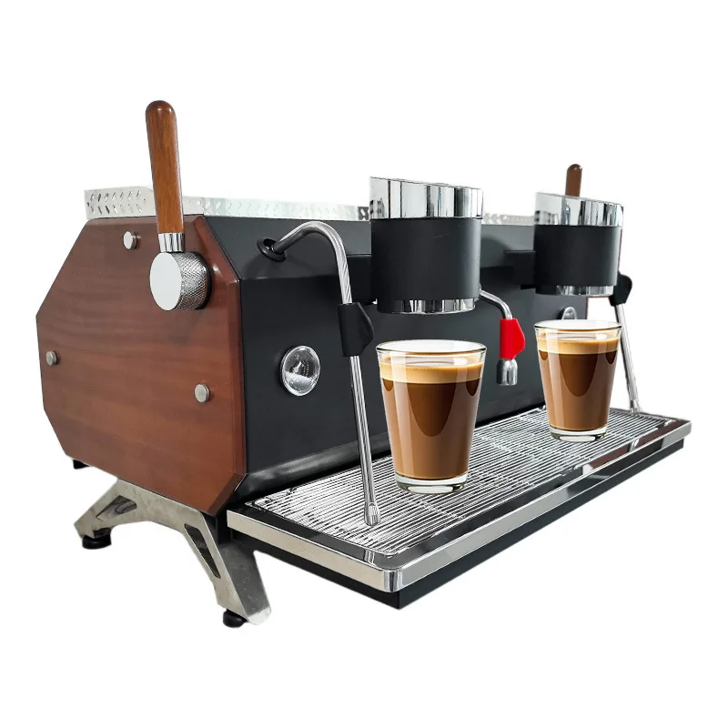 Commercial single and double head coffee machine concentrated Italian semi-automatic temperature control retro professional
Commercial single and double head coffee machine concentrated Italian semi-automatic temperature control retro professional