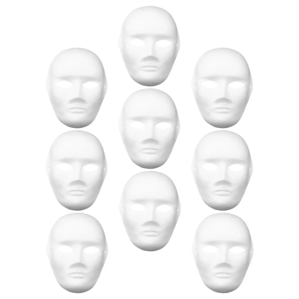 9 Pcs DIY Full Face Mask Blank Male Shape Paper Material Paintable for Halloween Costume Party Fox Peking Mask
9 Pcs DIY Full Face Mask Blank Male Shape Paper Material Paintable for Halloween Costume Party Fox Peking Mask