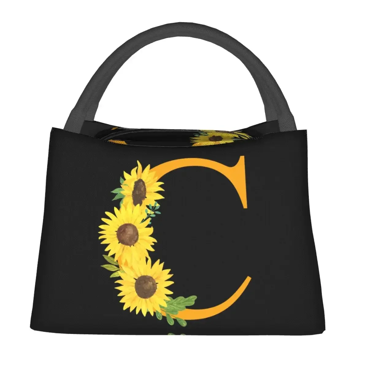 Sunflowers Letter C Lunch Bag For Unisex Flowers Lunch Box Funny Picnic Cooler Bag Portable Insulated Thermal Tote Handbags
Sunflowers Letter C Lunch Bag For Unisex Flowers Lunch Box Funny Picnic Cooler Bag Portable Insulated Thermal Tote Handbags