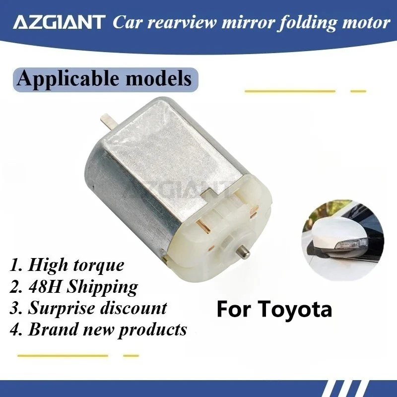 For 2001-2007 Toyota Sequoia/2000-2006 Toyota Tundra MK1 Car Power Folding Unit Mirror Actuator interior Right Motor FC-280SD
For 2001-2007 Toyota Sequoia/2000-2006 Toyota Tundra MK1 Car Power Folding Unit Mirror Actuator interior Right Motor FC-280SD