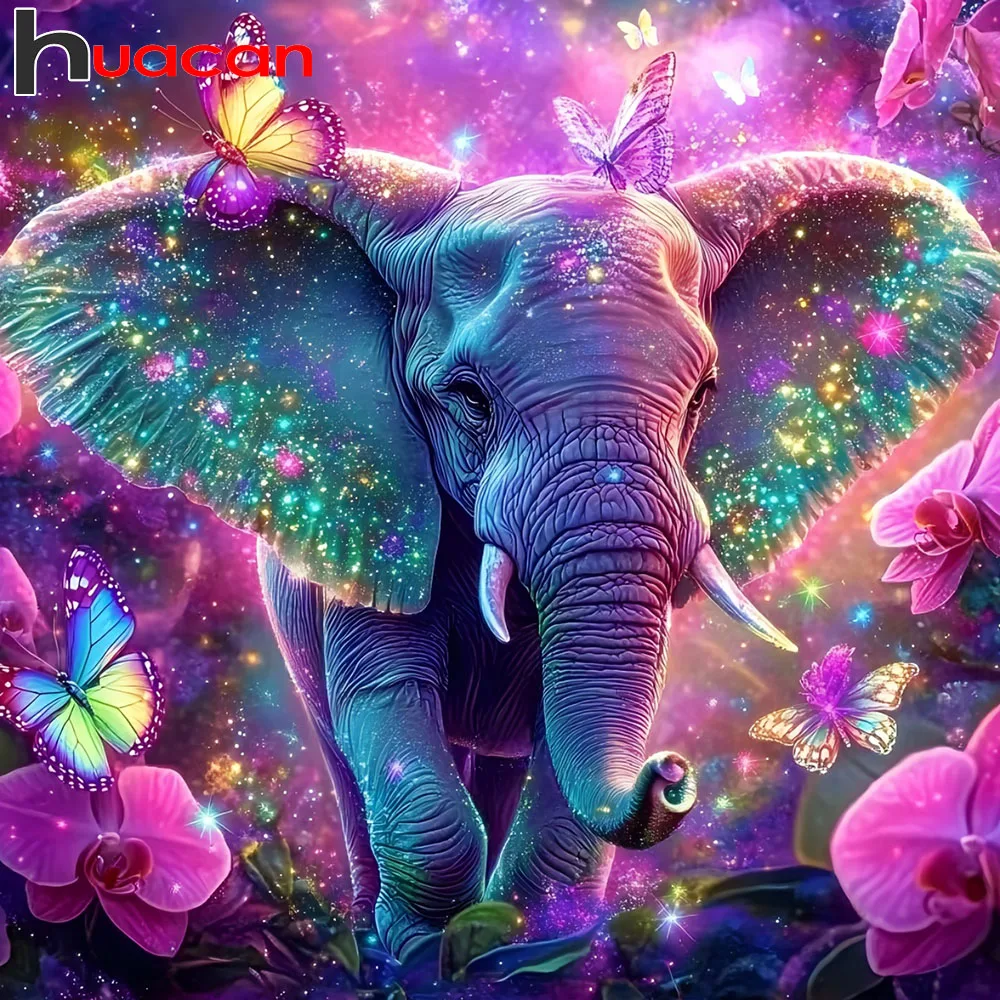 Huacan Diamond Painting Elephant Animal Full Square Round Embroidery Sale Flower Butterfly Living Room Decoration
Huacan Diamond Painting Elephant Animal Full Square Round Embroidery Sale Flower Butterfly Living Room Decoration