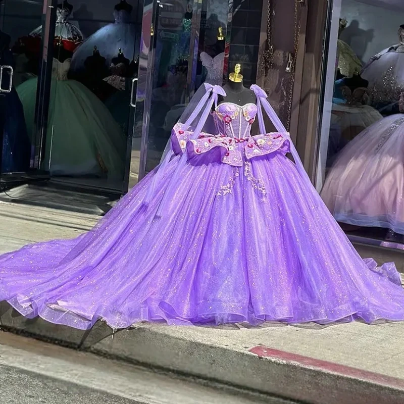 Customized Lilac Prom Dresses South Africa Women Birthday Party Gown Applique Corset Sweet 16 Dress Vestido De 14 vx Anos Robe
Customized Lilac Prom Dresses South Africa Women Birthday Party Gown Applique Corset Sweet 16 Dress Vestido De 14 vx Anos Robe