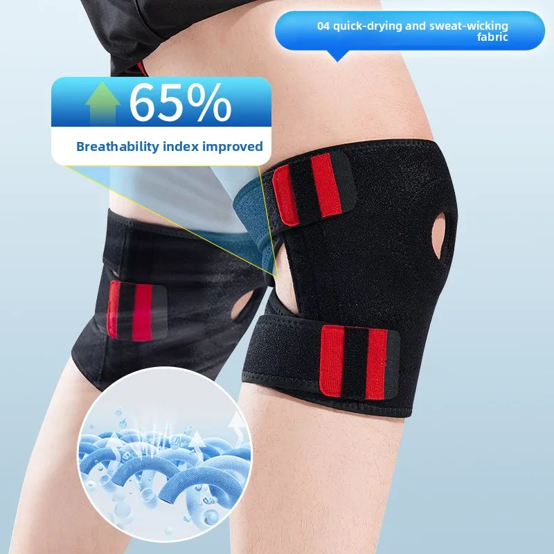 1 Pair Open Patella Knee Brace with Compression Strap Support for Squats Jump Rope Running Cycling Outdoor Climbing Sports
1 Pair Open Patella Knee Brace with Compression Strap Support for Squats Jump Rope Running Cycling Outdoor Climbing Sports