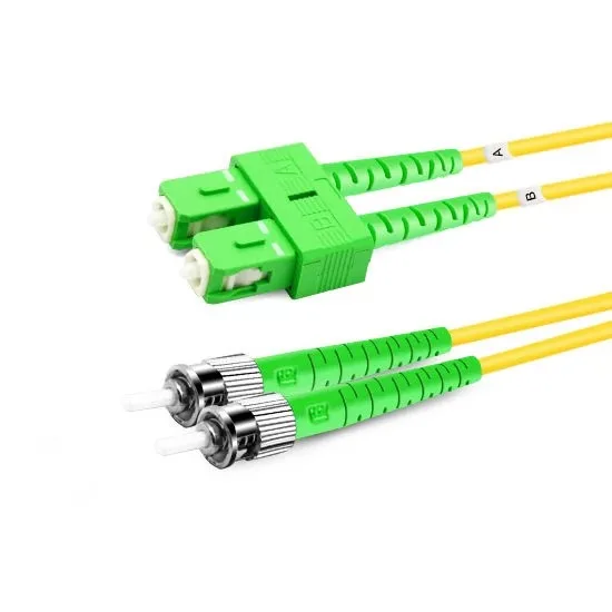 Duplex OS2 Single Mode SC APC to ST APC LSZH 2.0mm Fiber Optic Cable
Duplex OS2 Single Mode SC APC to ST APC LSZH 2.0mm Fiber Optic Cable
