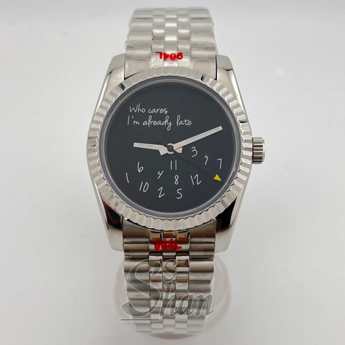 Мужские наручные часы 39 мм/36 мм NH35 "Кто заботи, я уже поздно" без циферблата с логотипом NH35 PT5000 наручные часы с автоматическим механизмом и сапфировым стеклом
Мужские наручные часы 39 мм/36 мм NH35 "Кто заботи, я уже поздно" без циферблата с логотипом NH35 PT5000 наручные часы с автоматическим механизмом и сапфировым стеклом