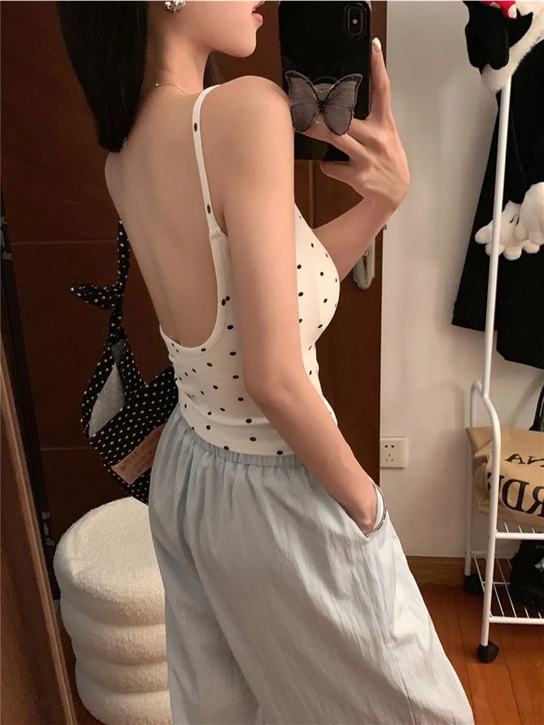 Pure Desire Spicy Girl Strap Vest Women's with Chest Pad Outerwear Slimming Beautiful Back Design Sensation Big Back No Sleev...
Pure Desire Spicy Girl Strap Vest Women's with Chest Pad Outerwear Slimming Beautiful Back Design Sensation Big Back No Sleev...