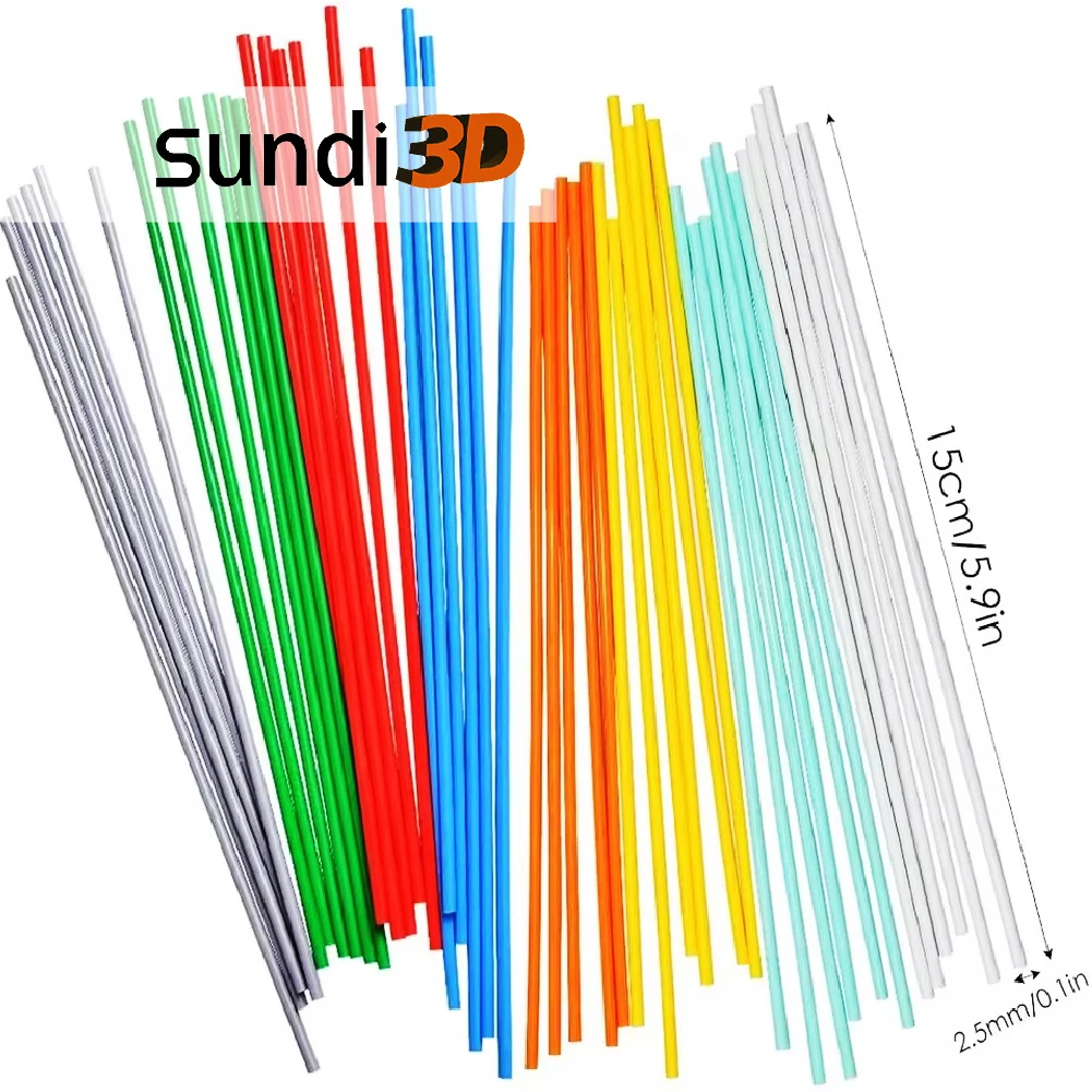 SUNDI® 10 Colors 200PCS PCL 3D Pen Filament 2.5mm Low Temperature 3D Printing Pen Refills Compatible with 3Doodler Start+
SUNDI® 10 Colors 200PCS PCL 3D Pen Filament 2.5mm Low Temperature 3D Printing Pen Refills Compatible with 3Doodler Start+