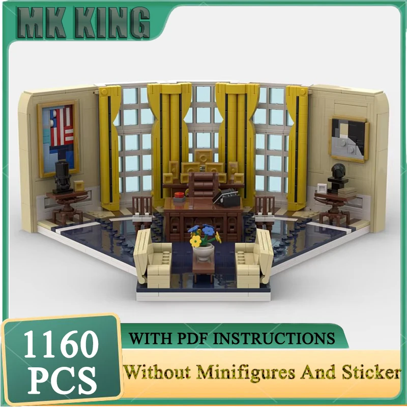 Street View Model Moc Building Block Modular Oval Office Model Technology Brick DIY Assembly Build Holiday Gifts Toy
Street View Model Moc Building Block Modular Oval Office Model Technology Brick DIY Assembly Build Holiday Gifts Toy