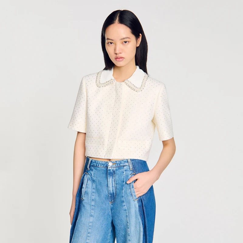 Ele Diamond Decorated ort Jaet Women's Faion Early Spring New Sle S Home VE022 Turn-down Collar Top Coat
Ele Diamond Decorated ort Jaet Women's Faion Early Spring New Sle S Home VE022 Turn-down Collar Top Coat