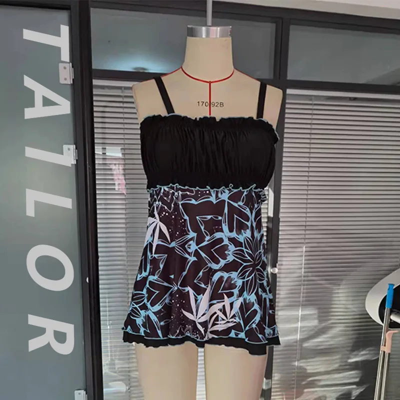 2025 new swimsuit women's split flat-angle skirt large size conservative printing tankini swimsuit women
2025 new swimsuit women's split flat-angle skirt large size conservative printing tankini swimsuit women