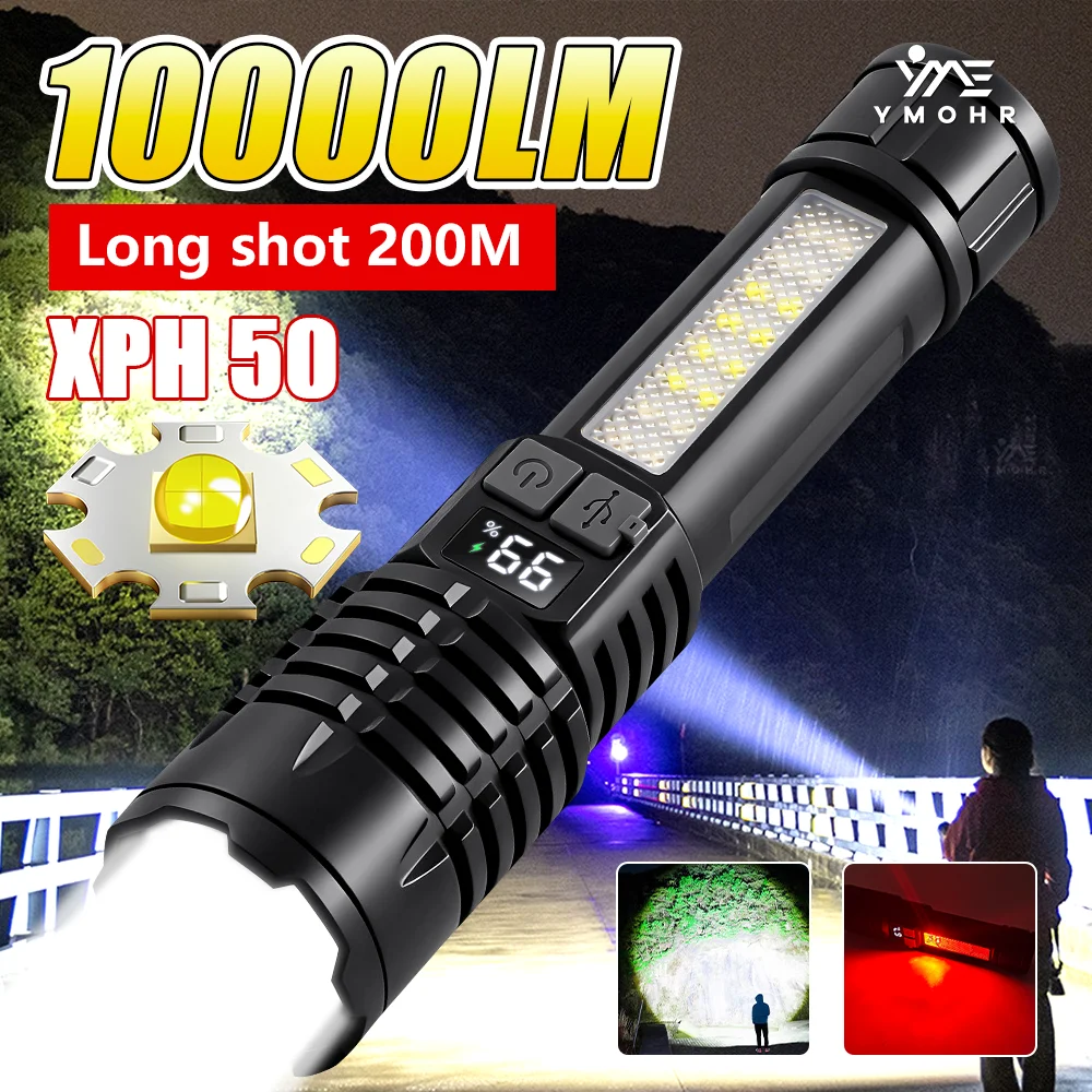 Мощный фонарик, перезаряжаемый светодиодный фонарик 18650, водонепроницаемый фонарик с цифровым дисплеем, фонарик для кемпинга, пешего туризма, подарок, Красный синий аварийный свет Телескопический зум
Мощный фонарик, перезаряжаемый светодиодный фонарик 18650, водонепроницаемый фонарик с цифровым дисплеем, фонарик для кемпинга, пешего туризма, подарок, Красный синий аварийный свет Телескопический зум