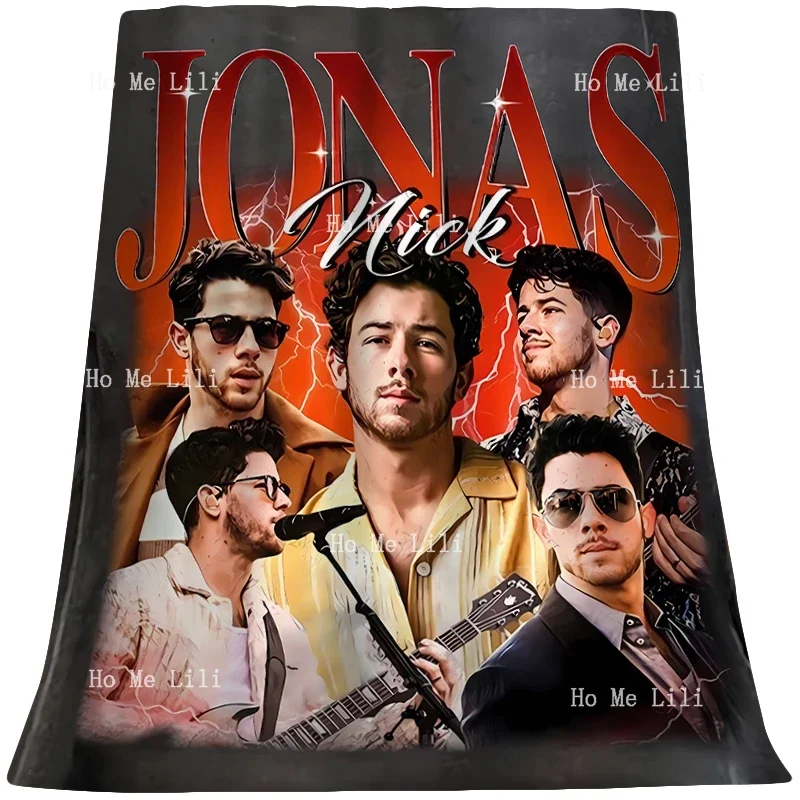 Nick Jonas винтажное фланелевое одеяло в графическом стиле 90-х годов всесезонное удобное плюшевое легкое одеяло
Nick Jonas винтажное фланелевое одеяло в графическом стиле 90-х годов всесезонное удобное плюшевое легкое одеяло