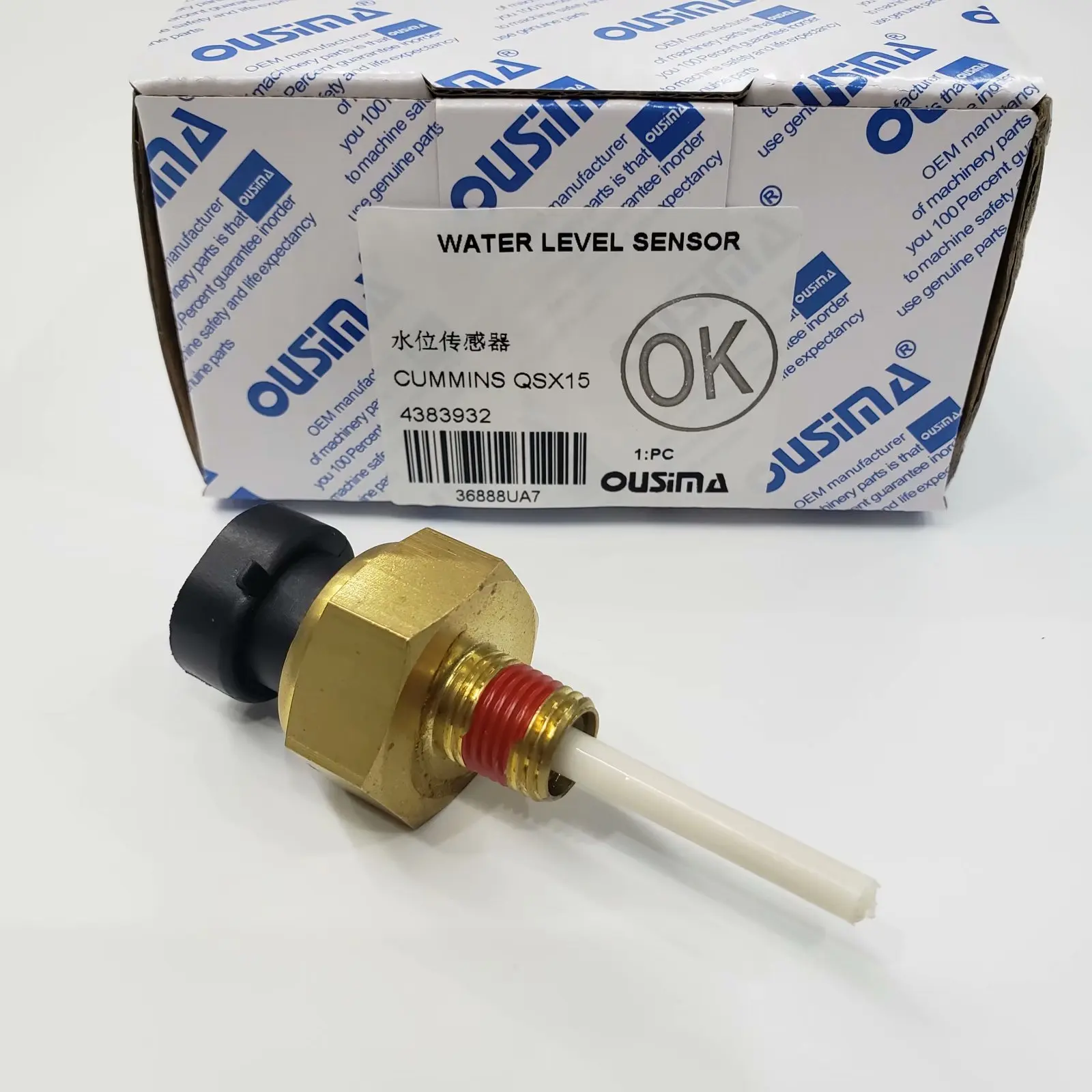 OUSIMA 4383932 Coolant Level Sensor Cooling System For CUMMINS QSX15 Water Level Sensor
OUSIMA 4383932 Coolant Level Sensor Cooling System For CUMMINS QSX15 Water Level Sensor
