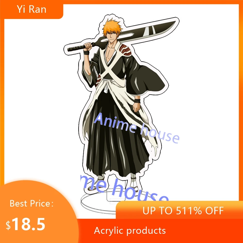 New Style Cartoon Anime fansBleach Acrylic Stand Kurosaki ichigo Urahara Kisuke Figures Model Desktop Ornaments Friend Gifts
New Style Cartoon Anime fansBleach Acrylic Stand Kurosaki ichigo Urahara Kisuke Figures Model Desktop Ornaments Friend Gifts