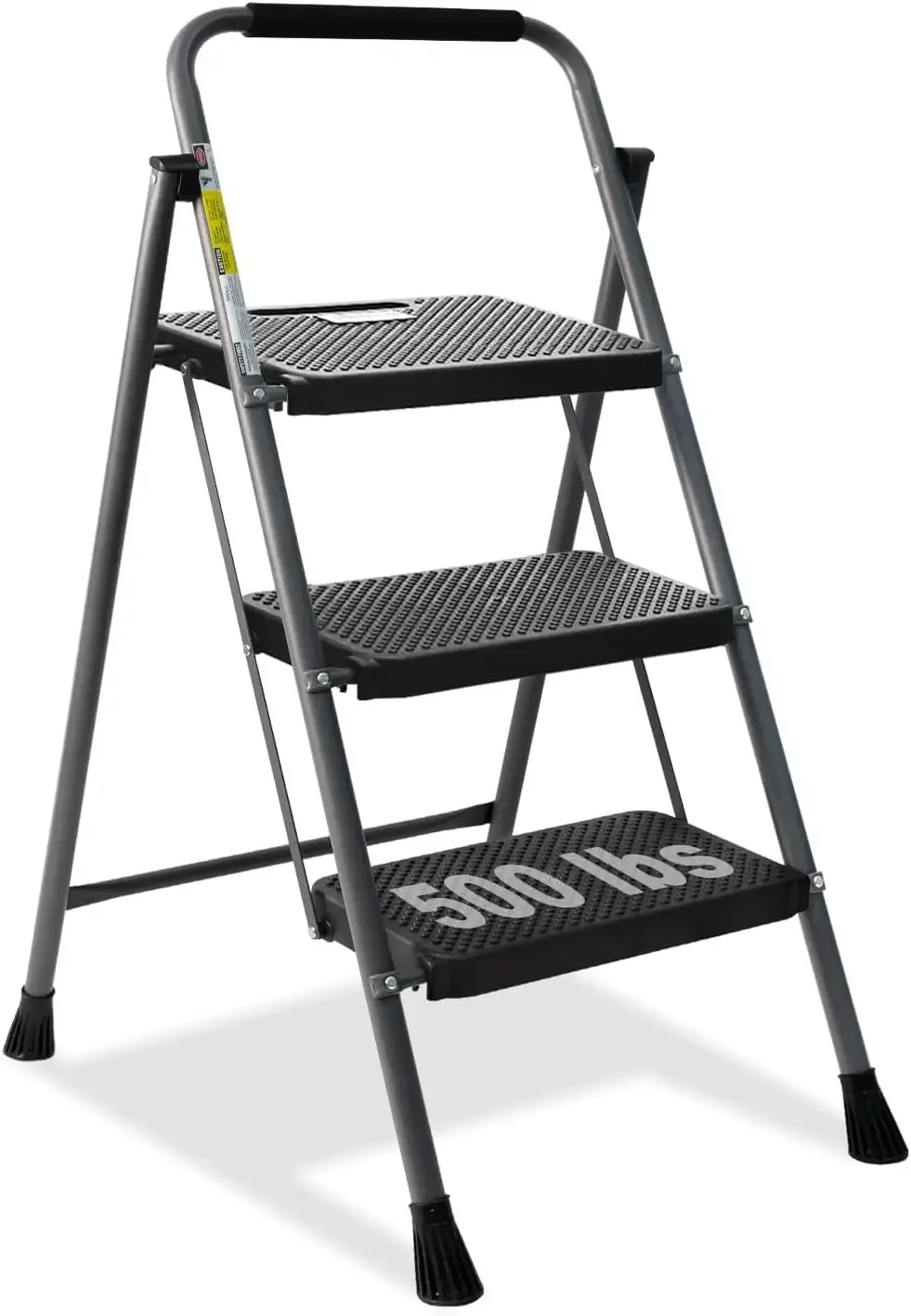 3 Step Ladder, GOLYTON Folding Step Stool with Anti-Slip Wide Pedal & Convenient Handgrip
3 Step Ladder, GOLYTON Folding Step Stool with Anti-Slip Wide Pedal & Convenient Handgrip