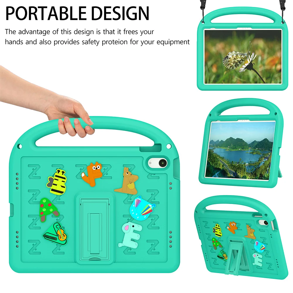Kids EVA Shockproof Stand Tablet Case For IPad Air 11 2025 2024 Air 5 4 3 2 1 IPad Pro 9.7 10.9 11 11th 10th Generation Cover
Kids EVA Shockproof Stand Tablet Case For IPad Air 11 2025 2024 Air 5 4 3 2 1 IPad Pro 9.7 10.9 11 11th 10th Generation Cover