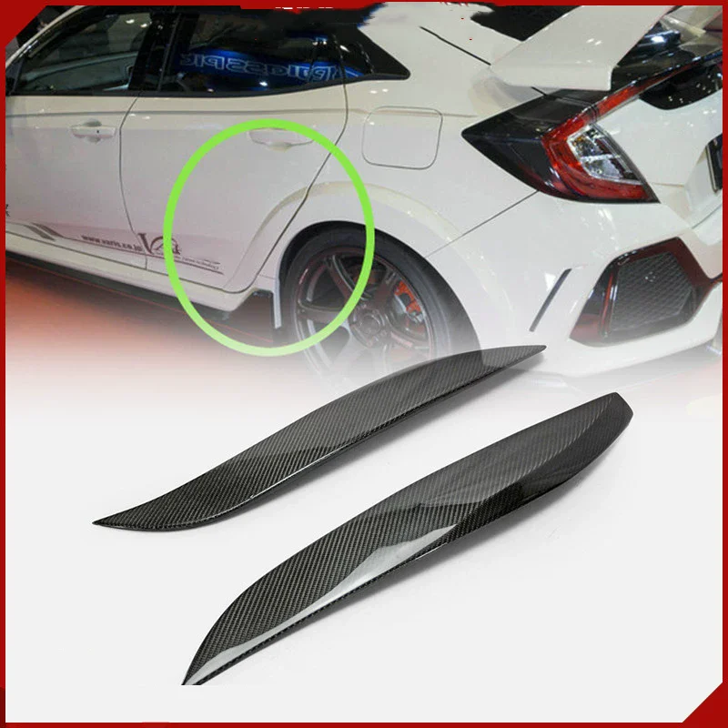 Carbon fiber Rear Wheel Eyebrow annex for Honda Civic FK7 FK8 modified resin new style Mudguard Fender Protector Guard
Carbon fiber Rear Wheel Eyebrow annex for Honda Civic FK7 FK8 modified resin new style Mudguard Fender Protector Guard