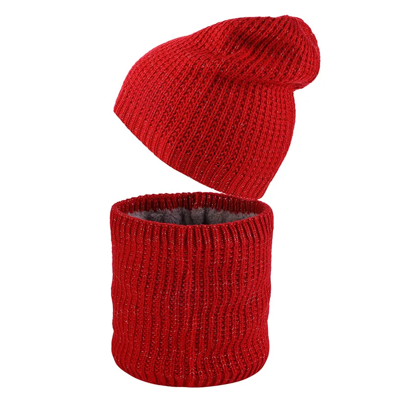 2pcs Winter Knitted Scarf Hat Set Womens Beanie Thick Warm Skullies Hats Outdoor Cycling Riding Ski Bonnet Caps Tube Scarf Rings
2pcs Winter Knitted Scarf Hat Set Womens Beanie Thick Warm Skullies Hats Outdoor Cycling Riding Ski Bonnet Caps Tube Scarf Rings