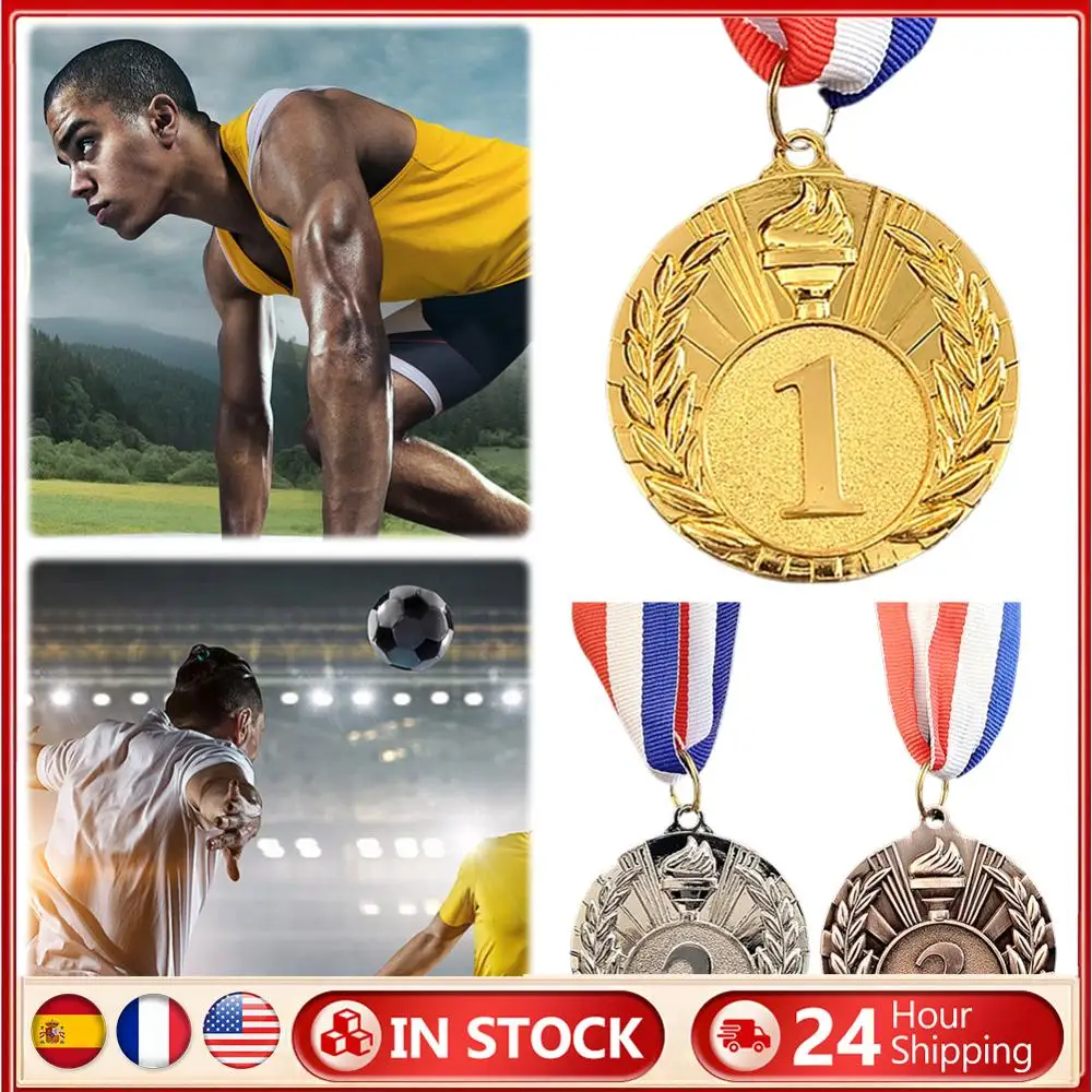 5cm Gold/Silver/Bronze Medal Sports Rewards with Neck Ribbon Students Rewards Competition Medals for Marathon Ball Games
5cm Gold/Silver/Bronze Medal Sports Rewards with Neck Ribbon Students Rewards Competition Medals for Marathon Ball Games